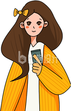 漂亮的小姐姐插画手绘
