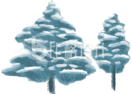 大树插画手绘