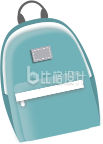 一个书包手绘