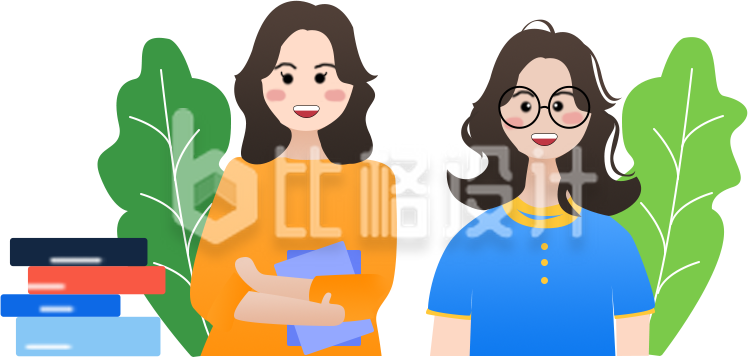 两个漂漂亮亮的小姐姐