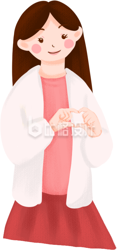 漂漂亮亮的小姐姐手绘