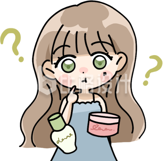 可爱小姐姐手绘插画