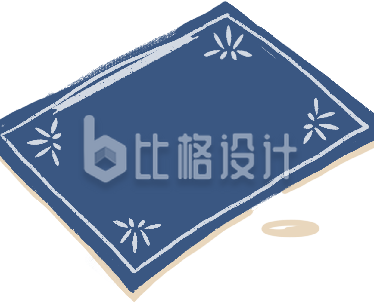 抹布手绘插画