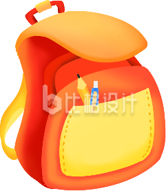 书包手绘插画