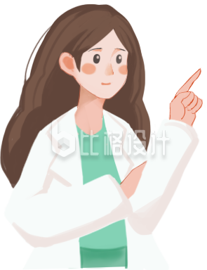 女医生手绘插画