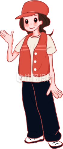 志愿者手绘插画
