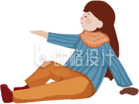 小姐姐手绘插画
