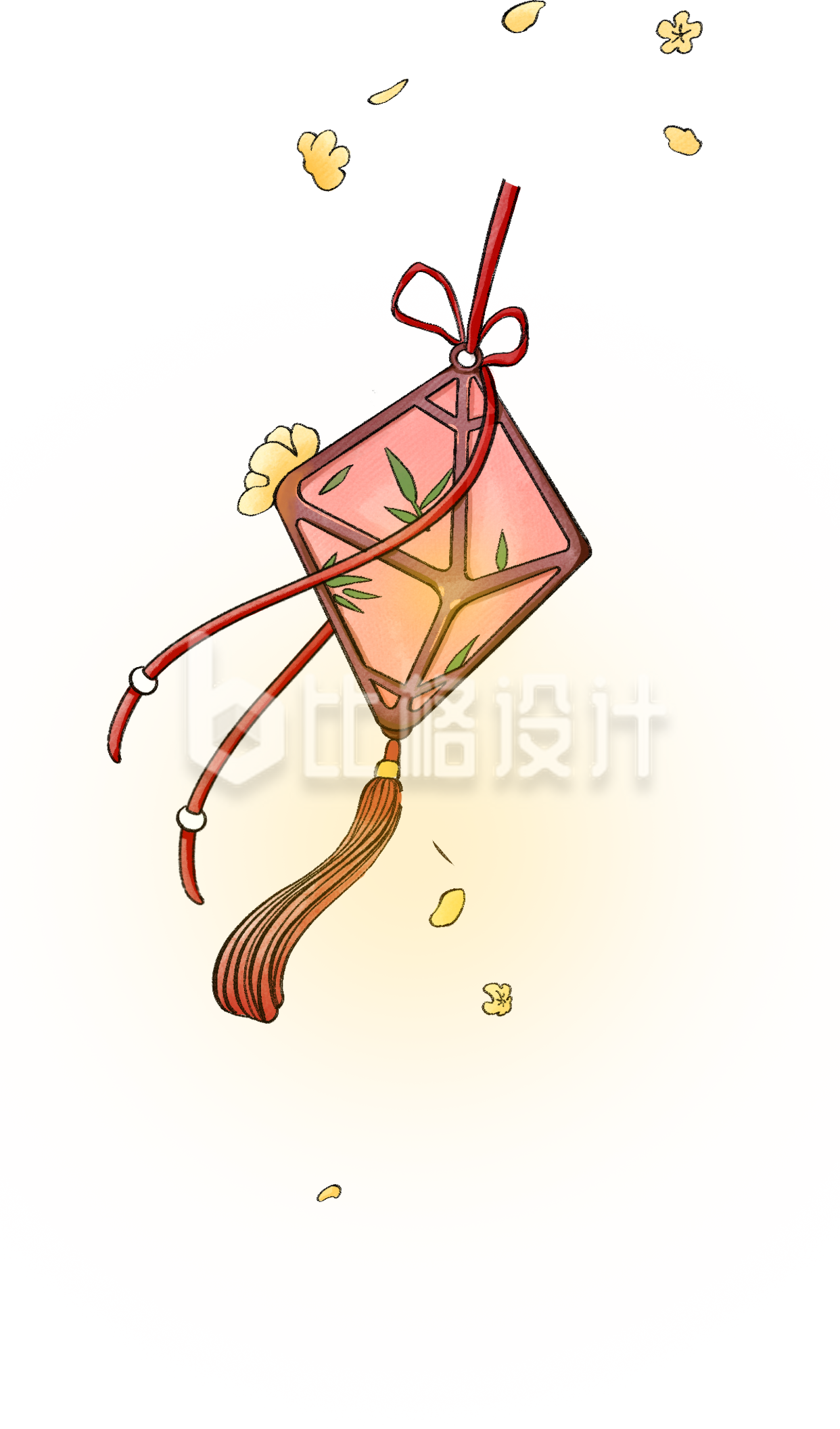 装饰品手绘插画