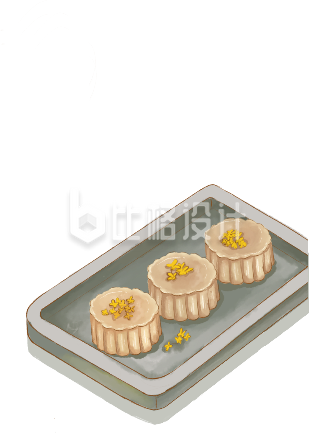 甜品手绘插画