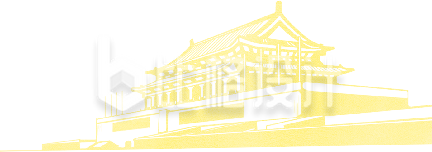 天安门手绘