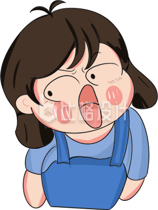 可爱小女生手绘