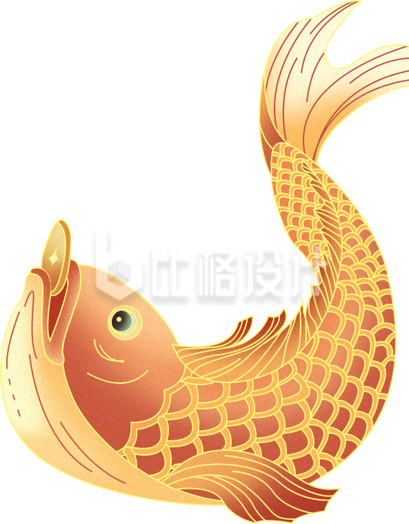 鲤鱼手绘