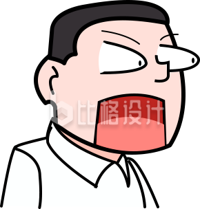 吃惊的小男孩