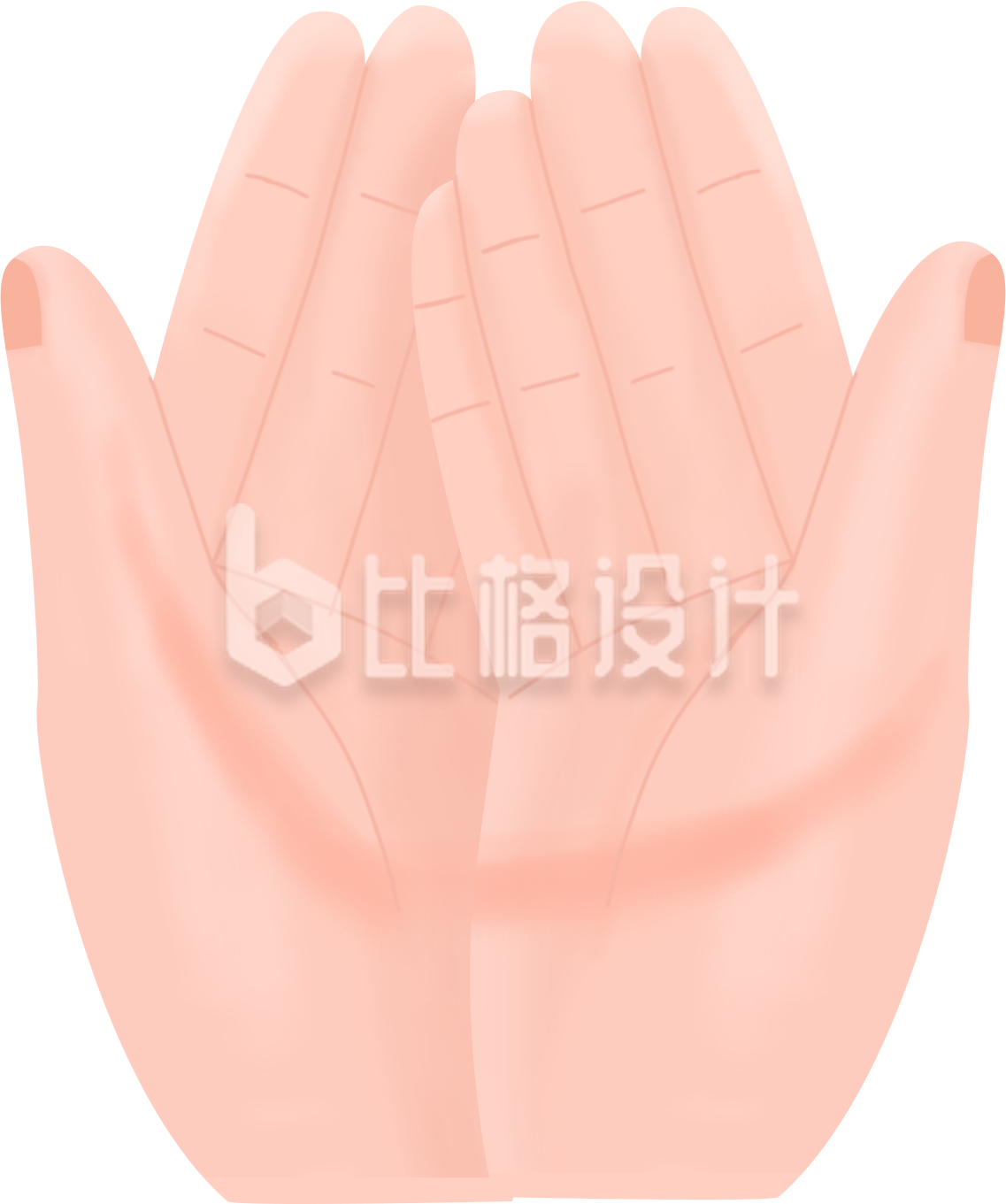一双手插画