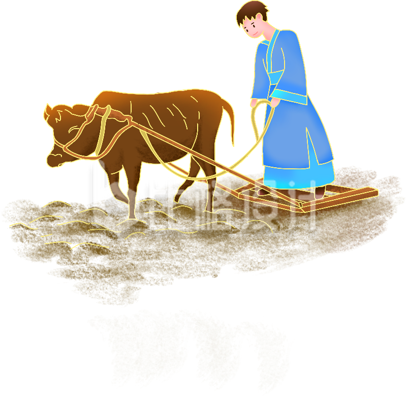 劳动的人物手绘
