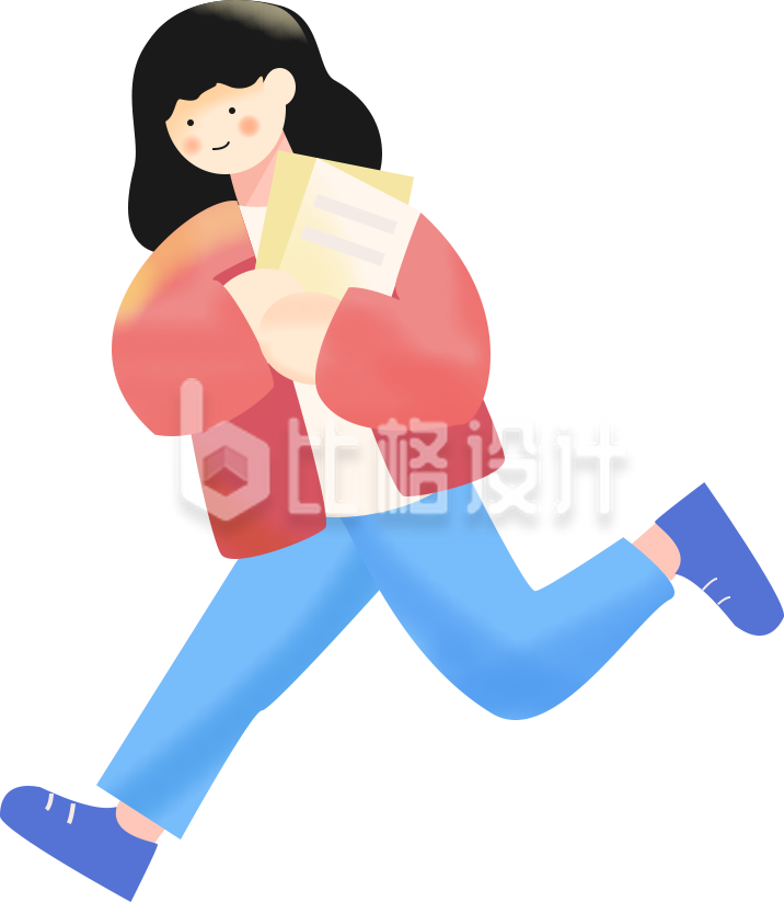 奔跑的小姑娘