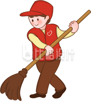 志愿者手绘插画