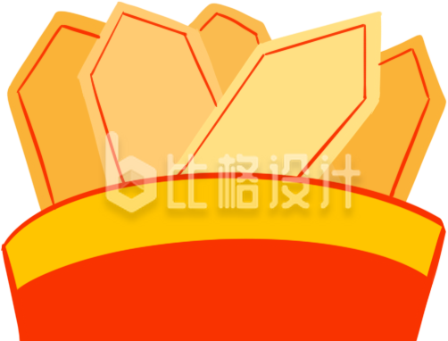 抽签手绘插画