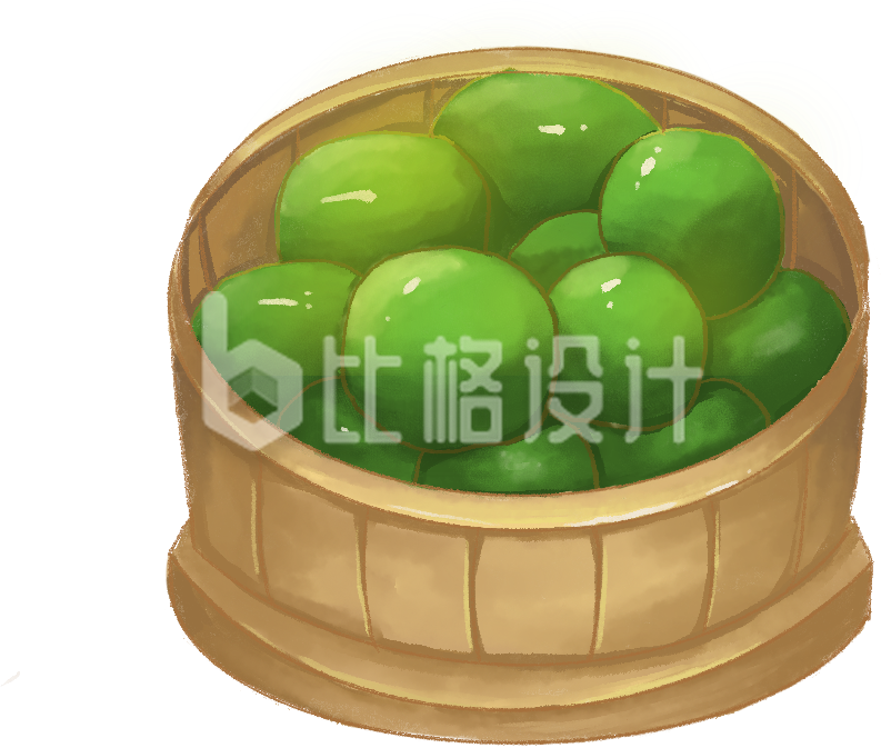 青团手绘美食