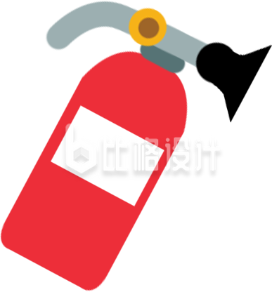 灭火器手绘