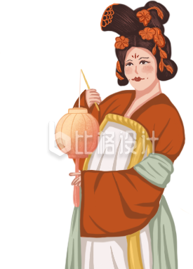 汉服手绘小姐姐