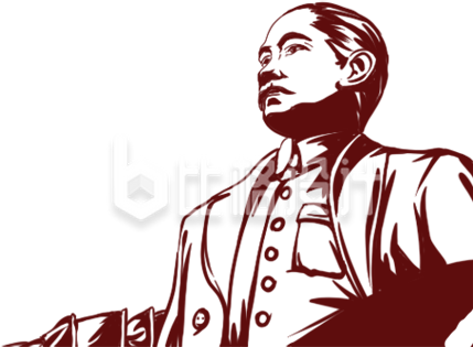 人物剪影手绘