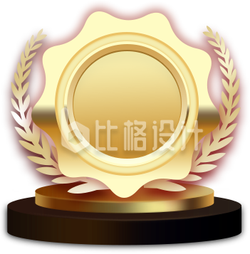 勋章手绘插画