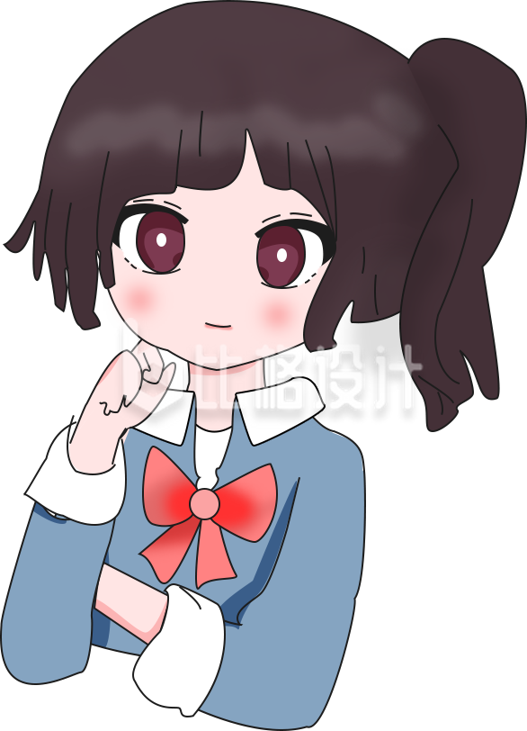 可爱漂亮小姐姐手绘