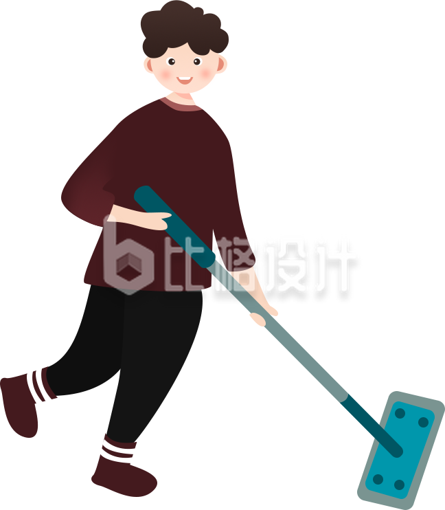 打扫卫生小哥哥