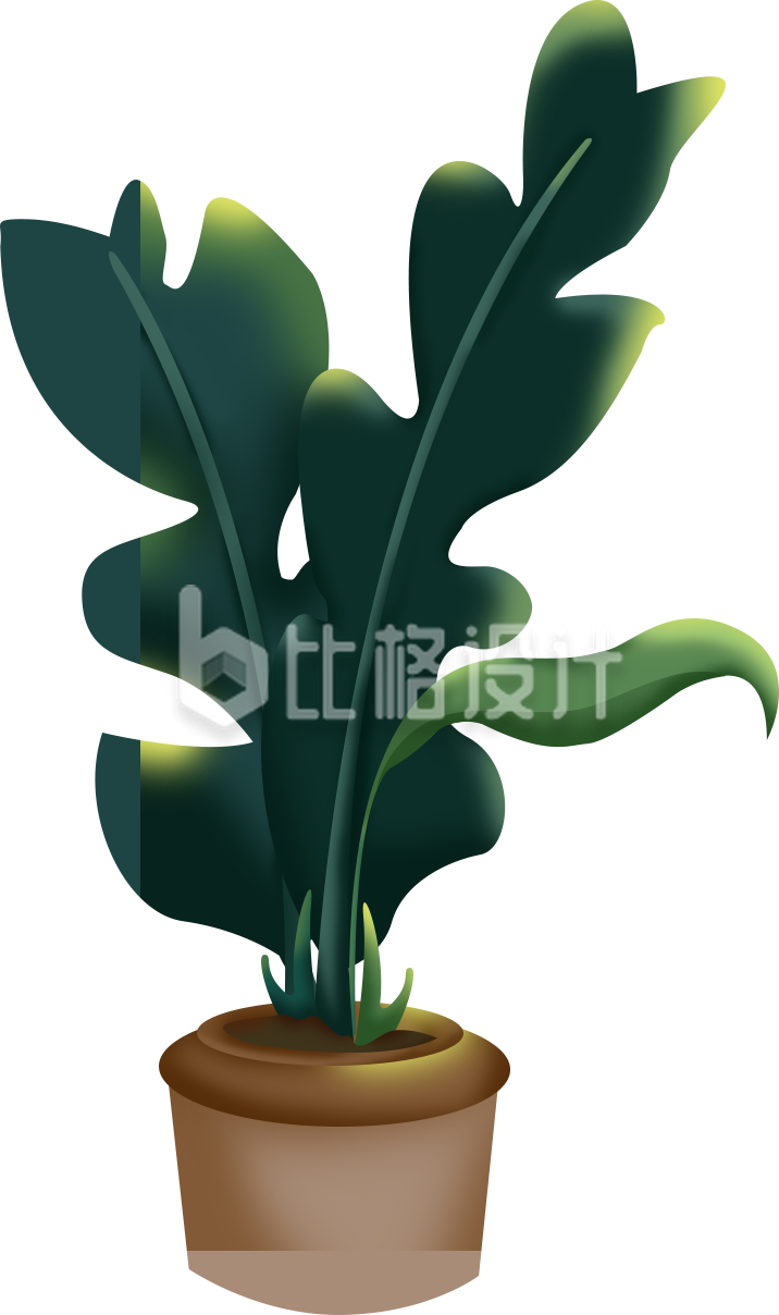 盆栽手绘