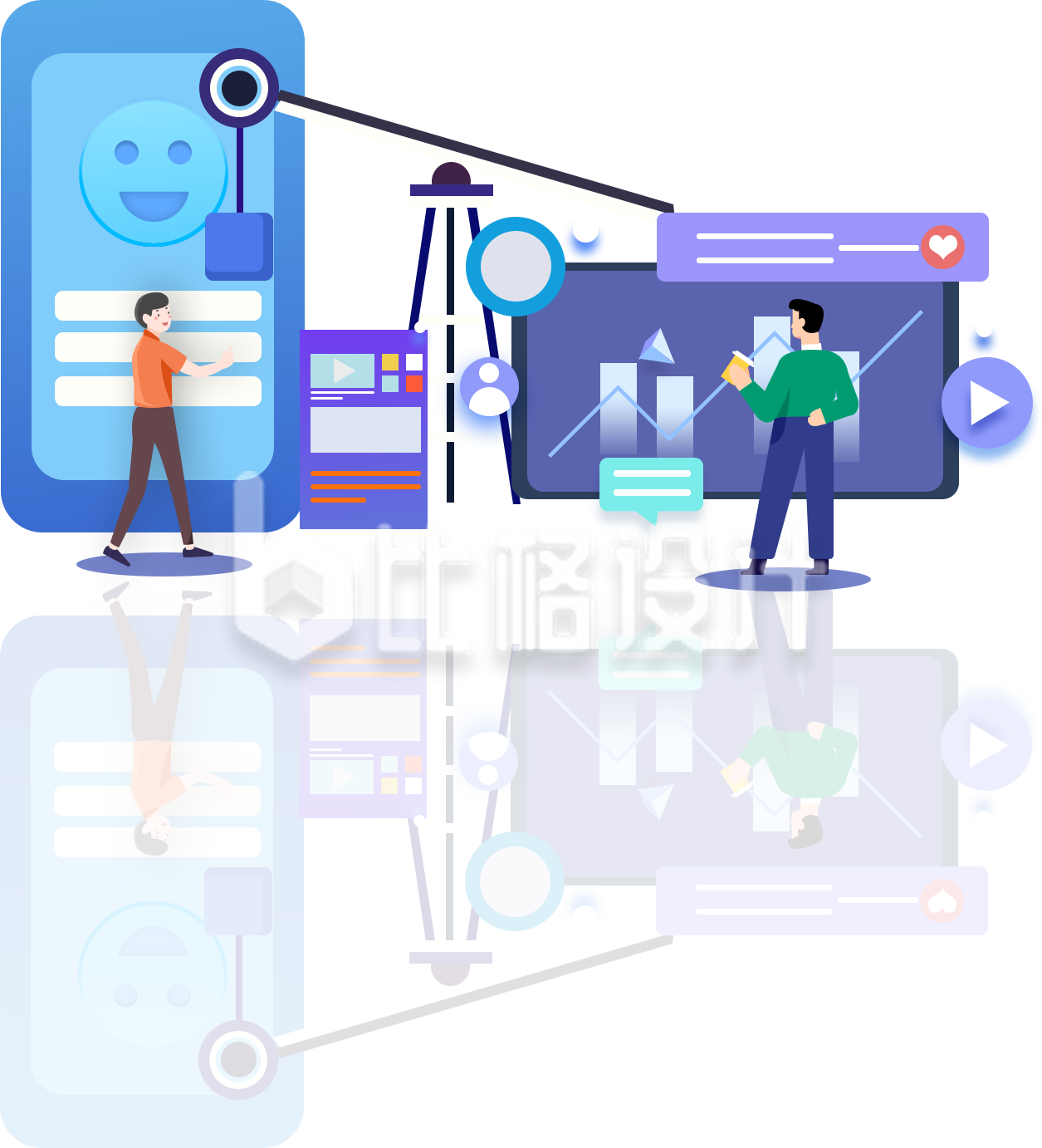 机械化工程人物手绘