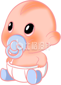 可爱的小宝贝手绘