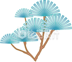松树手绘