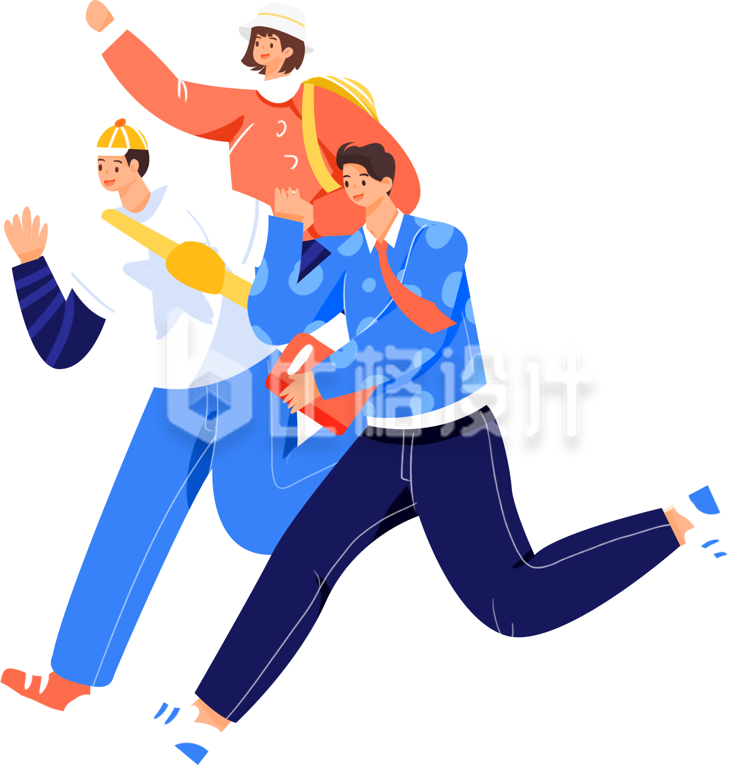 趣味可爱人物三个人