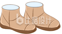温暖舒适的棕色棉鞋 冬季必备保暖好物