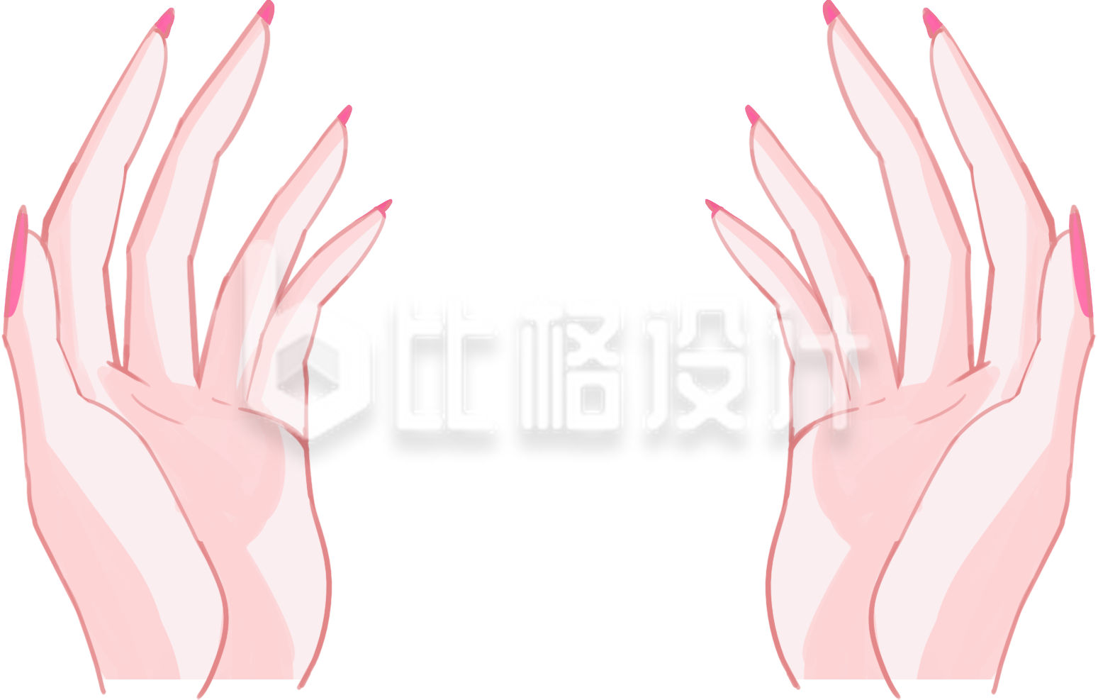 粉嫩美甲图,尽显时尚魅力的美甲宣传图 粉嫩美甲图,尽显时尚魅力的美甲宣传图