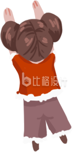 可爱女孩形象的趣味卡通人物宣传图 可爱女孩形象的趣味卡通人物宣传图