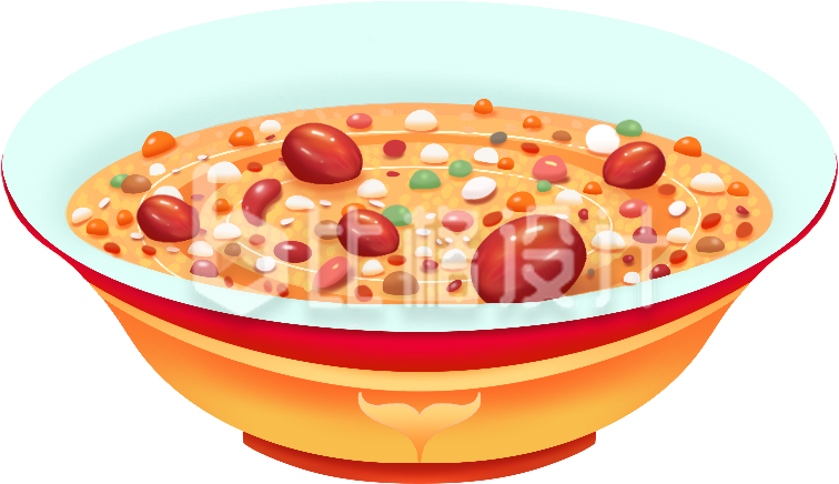 红豆粥插画