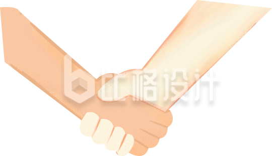 手拉手趣味可爱手绘
