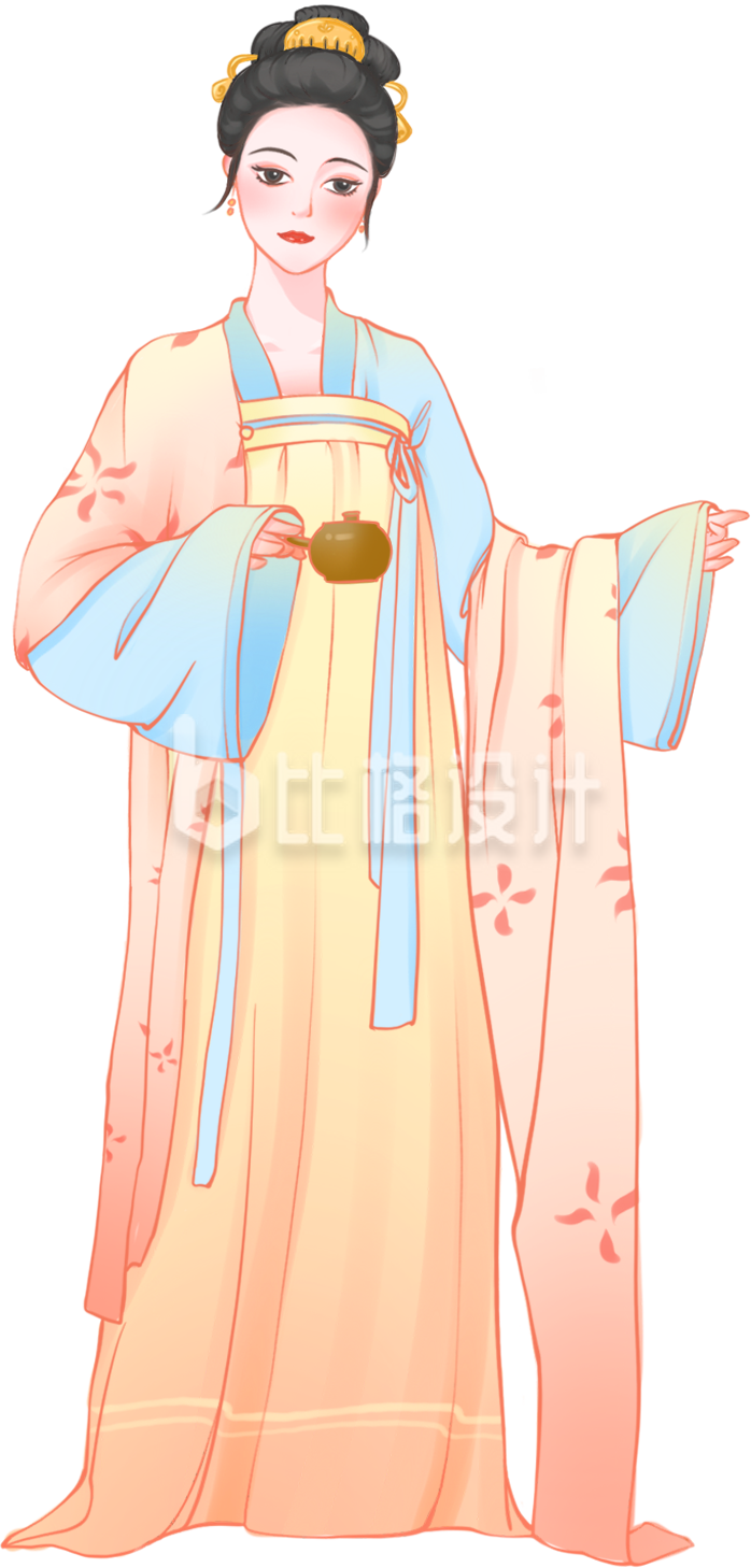 汉服小姐姐漂亮手绘