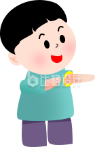 小男孩手绘插画