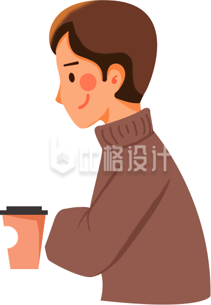 帅气的小男孩手绘