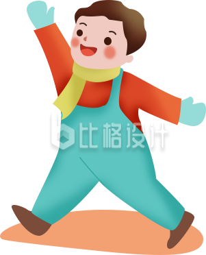 可爱的小朋友手绘