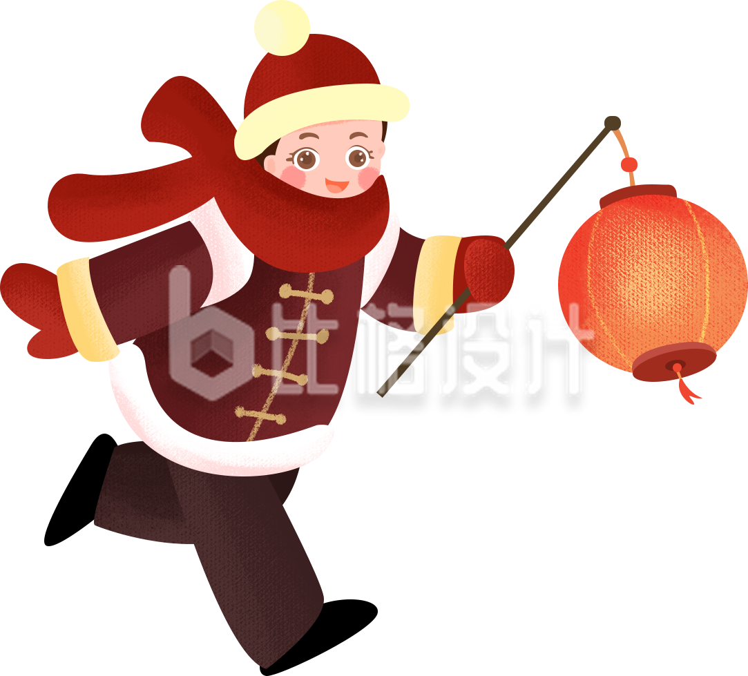 可爱的小女孩手绘
