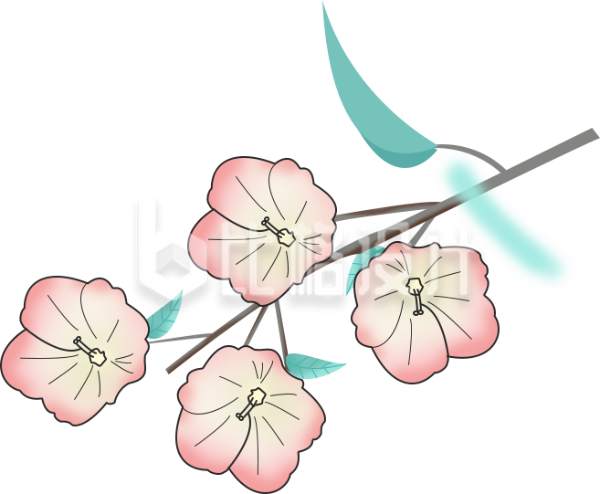 小花趣味手绘插画