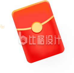 大红包手绘插画