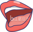 大嘴巴子手绘插画趣味