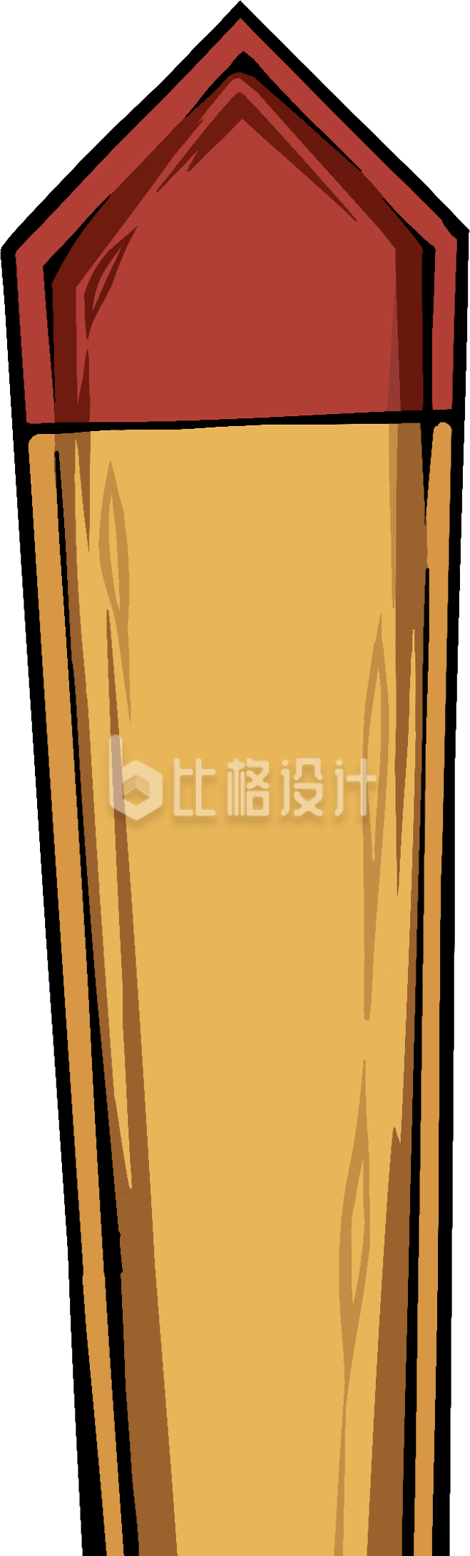 抽签手绘插画