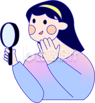 可爱小姑娘臭美趣味