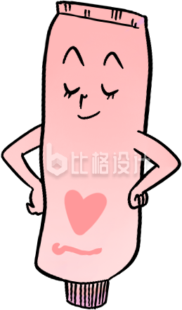 粉红色牙膏趣味